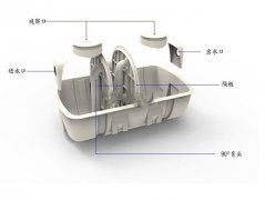 江陵玻璃钢整体式化粪池企业